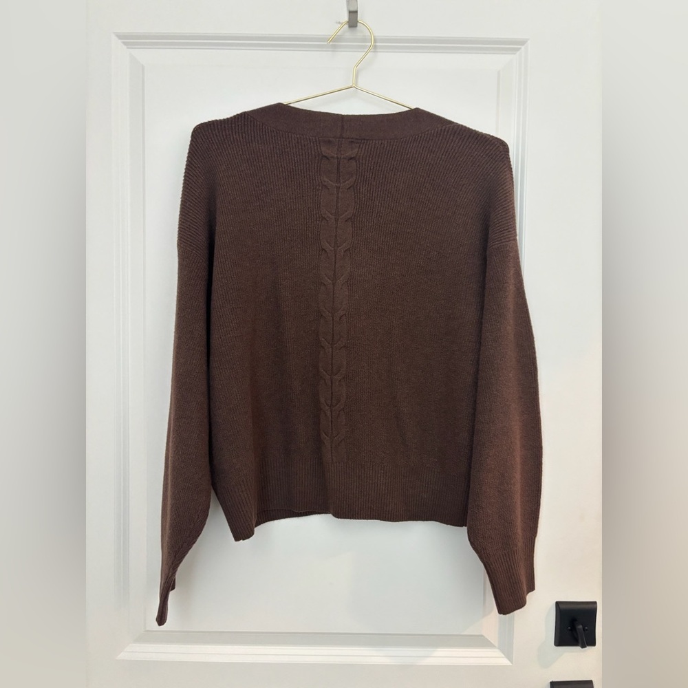 Cable Sweater Cardigan - Picture 3 of 4
